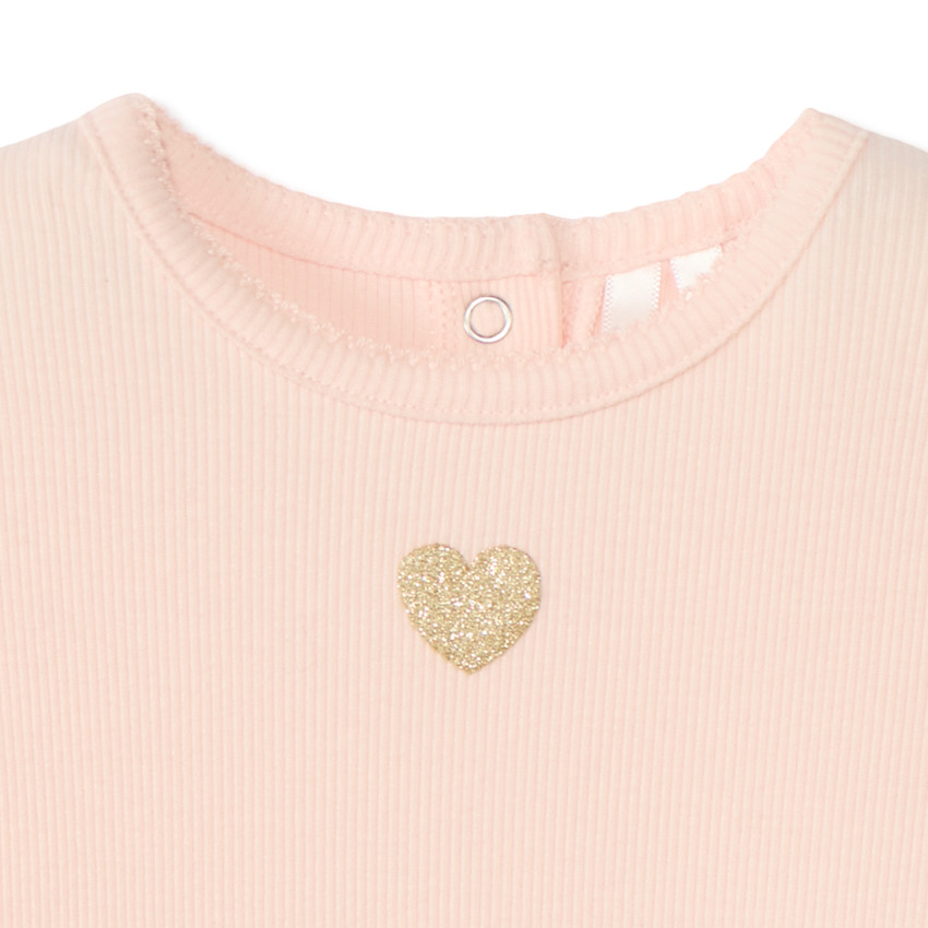 Jurk met 2-in-1 effect en glinsterende tule voor meisjes 