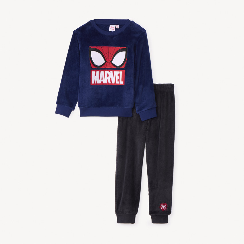Pyjama 2 pièces en sherpa Spider-Man Marvel pour garçon 