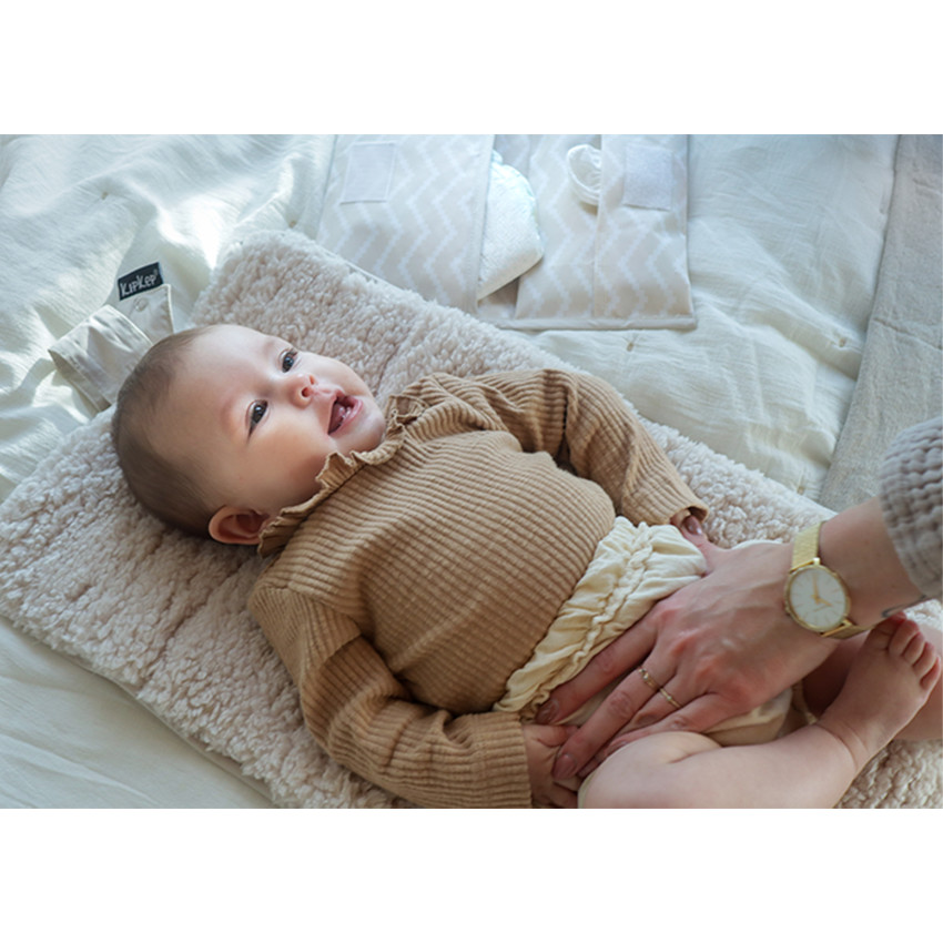 Matelas à langer + étui napper à couches Cookie 