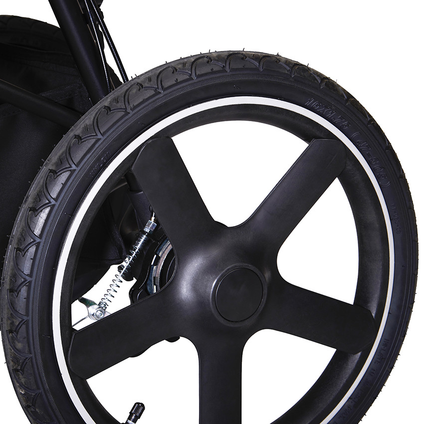 Poussette jogger Stella vert foncé 