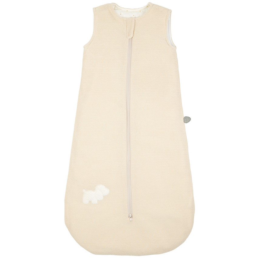 Gigoteuse sans manches en tricot 90 cm Charlie - Beige 