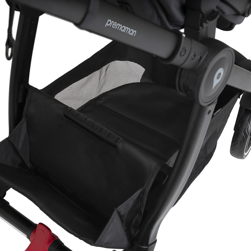 Poussette trio combiné Sienna + siège-auto i-Prim gris chiné 