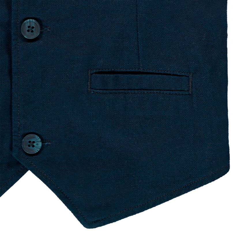 Gilet serveur uni de cérémonie pour garçon 