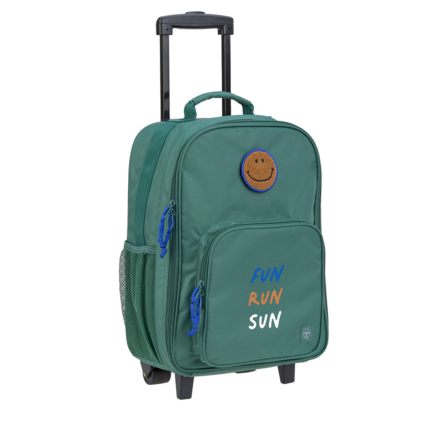 Trolley valies Little Gang voor kinderen Donker Groen 