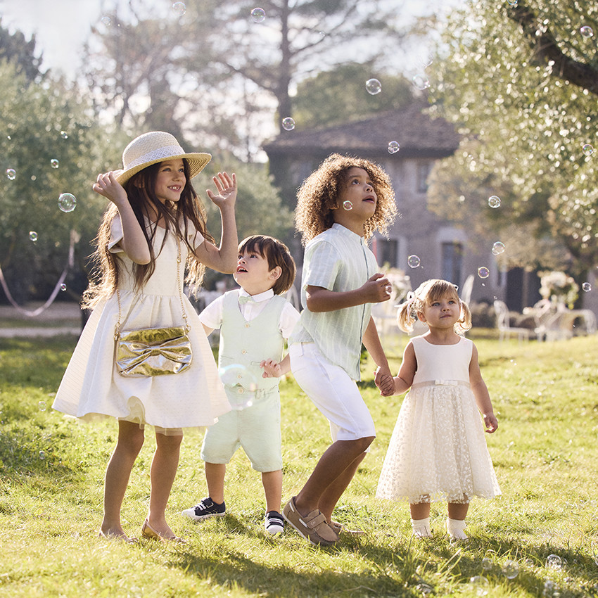 Ensemble pièces avec chemise à nœud pour bébé garçon