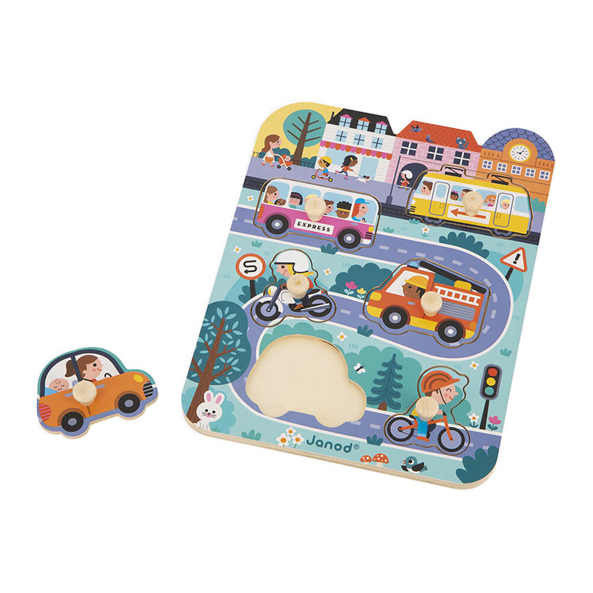 Puzzel 6 stukjes City 