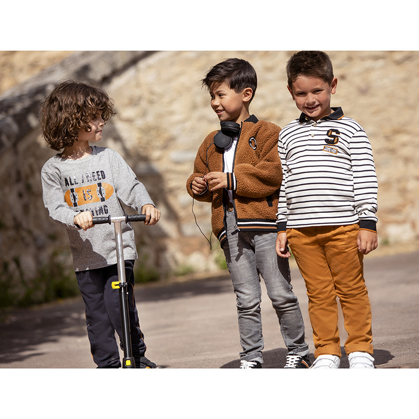 Pantalon de jogging uni en molleton 