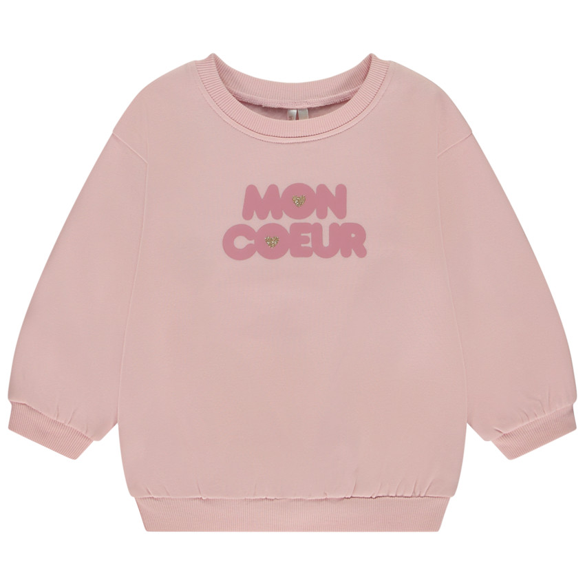 Fleece sweatshirt met fantasieprint voor meisjes 