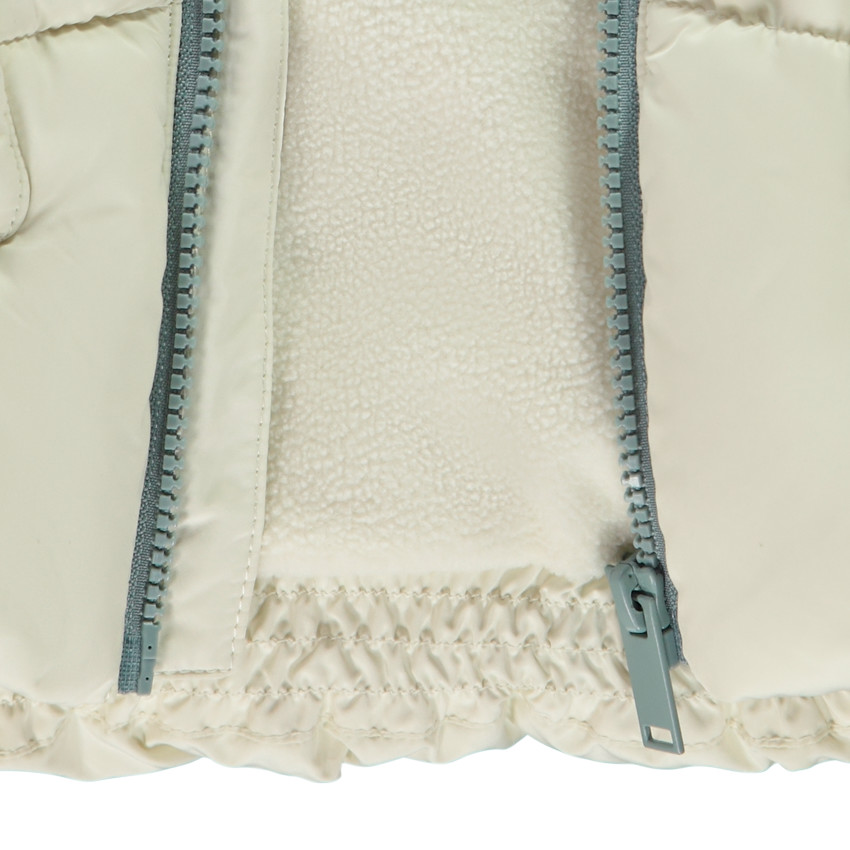 Mouwloze donsjas gevoerd met microfleece voor jongens 