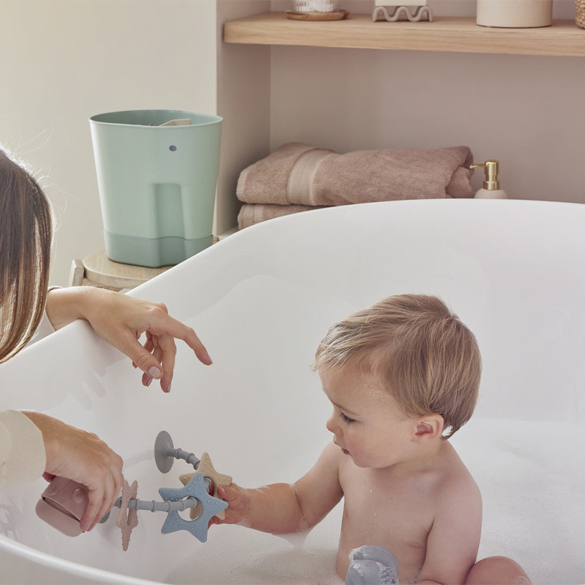 Speelgoed zintuigelijk en bijtring Stick ‘n’ Play  Voor in bad, kinderstoelen  