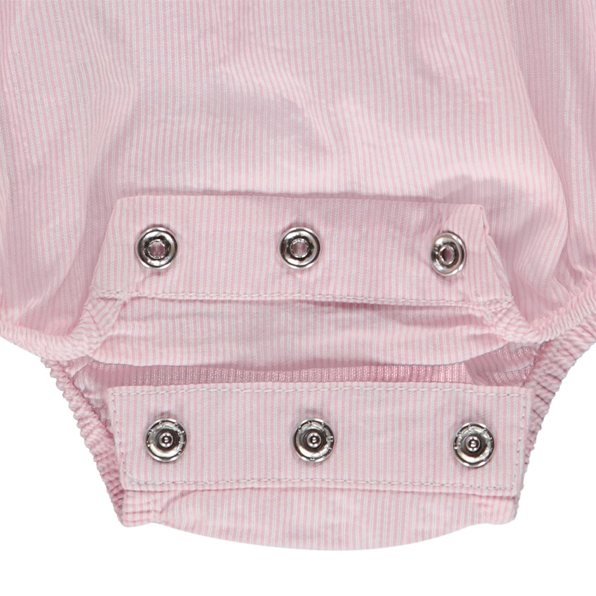 Romper met gestreepte schouderbandjes voor meisjes 