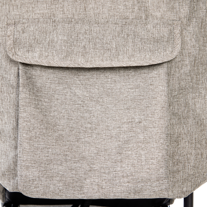 Kinderwagen trio Triade met autostoel en draagmand grijs 