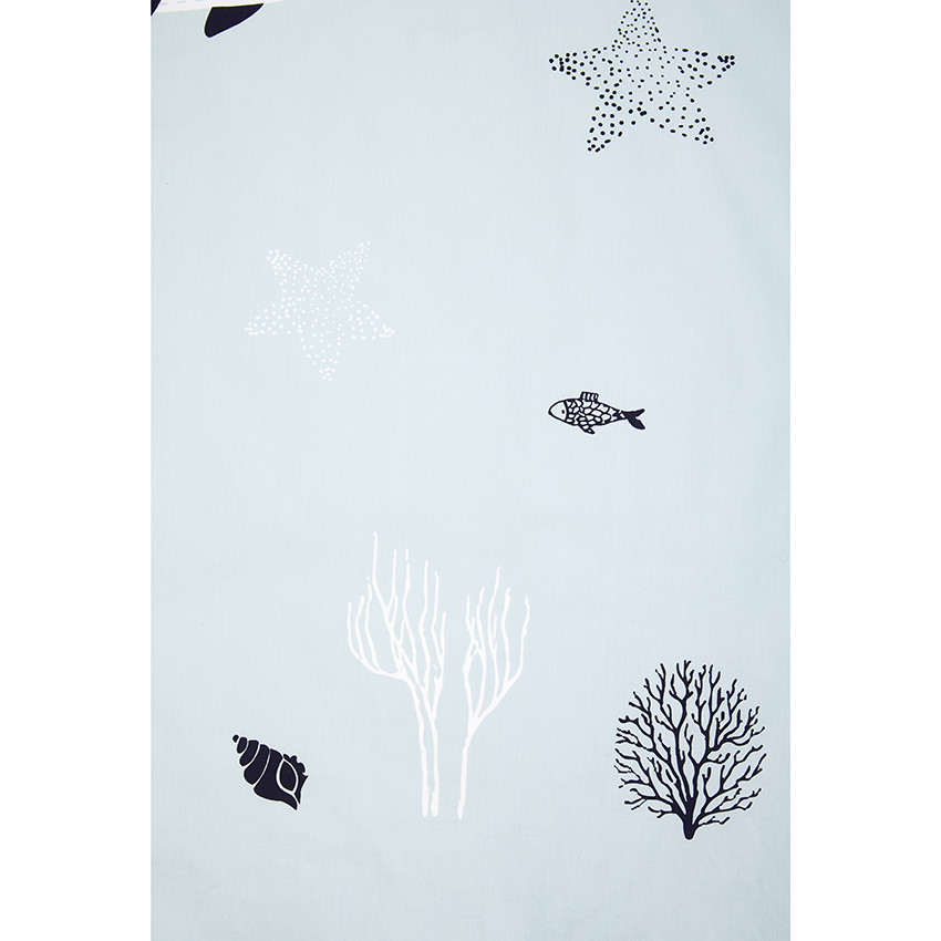 Parure de lit avec housse de couette et taie d'oreiller Pretty sea  