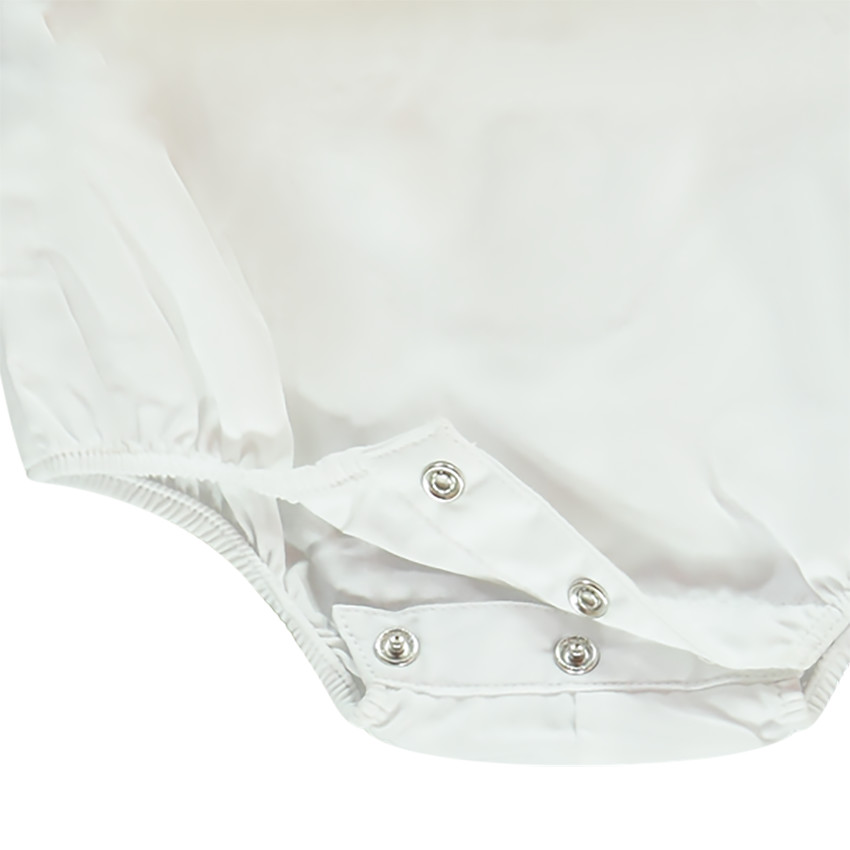 Robe 2 en 1 en jersey et voile de coton imprimé poussin pour bébé fille 