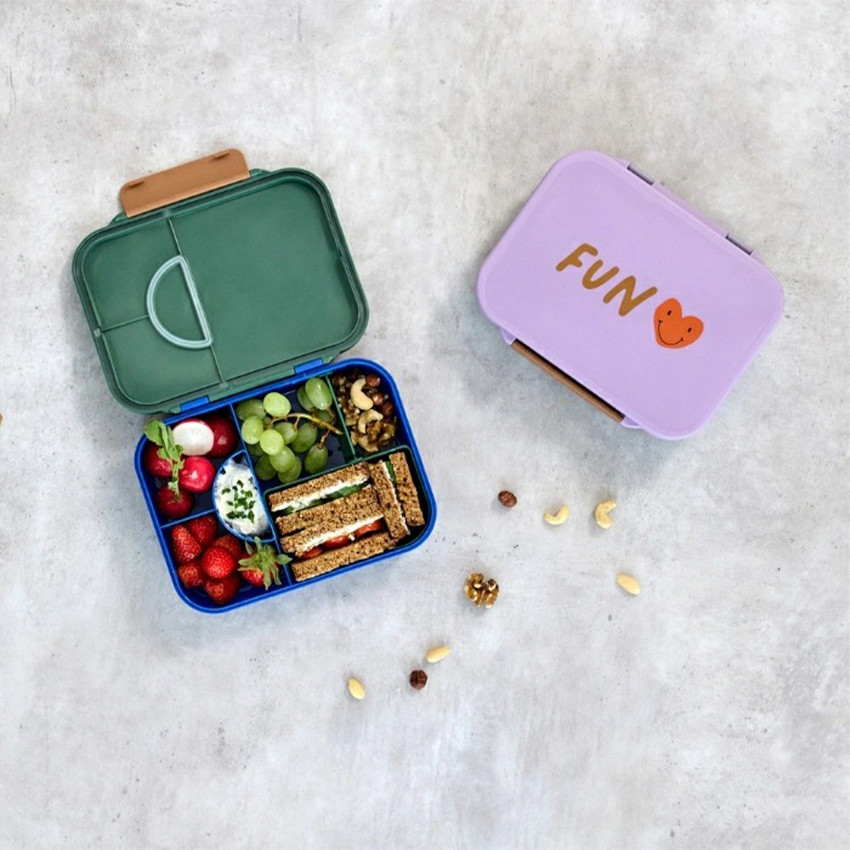 Lunchbox Bento Little Gang Regenboog Groen 