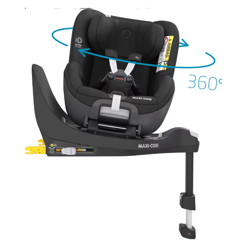 Siège-auto Pearl 360 Pro I-Size Groupe 1 Authentic Black 