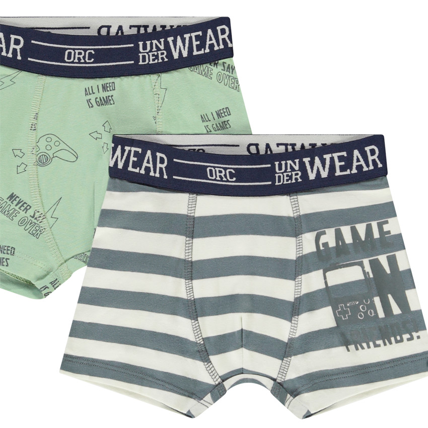 Lot de 4 boxers motifs jeux vidéo pour garçon 