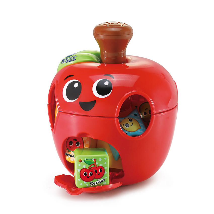 Tourni-Pomme des formes avec 10 fruits 