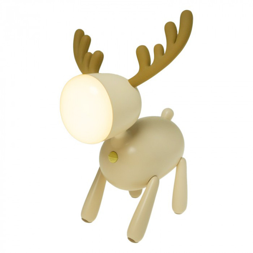 Veilleuse LED Cerf Beige 