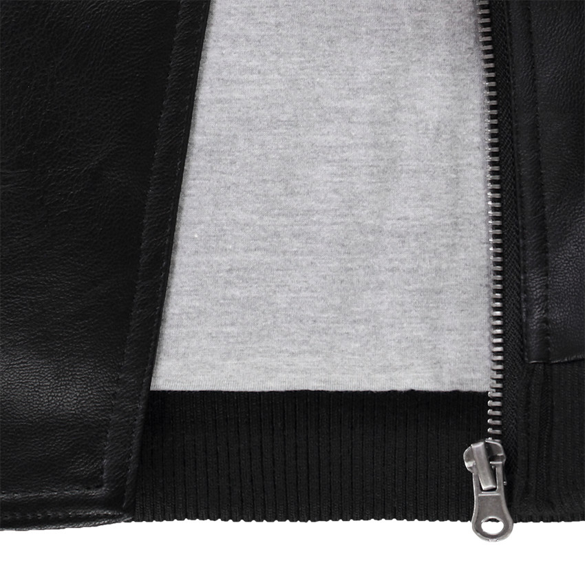 Perfecto esprit biker en simili cuir doublé pour garçon 