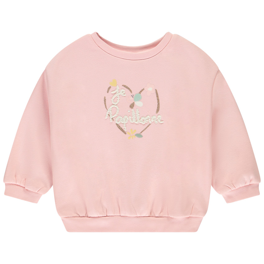 Oversize sweatshirt met fantasieprint voor meisjes 
