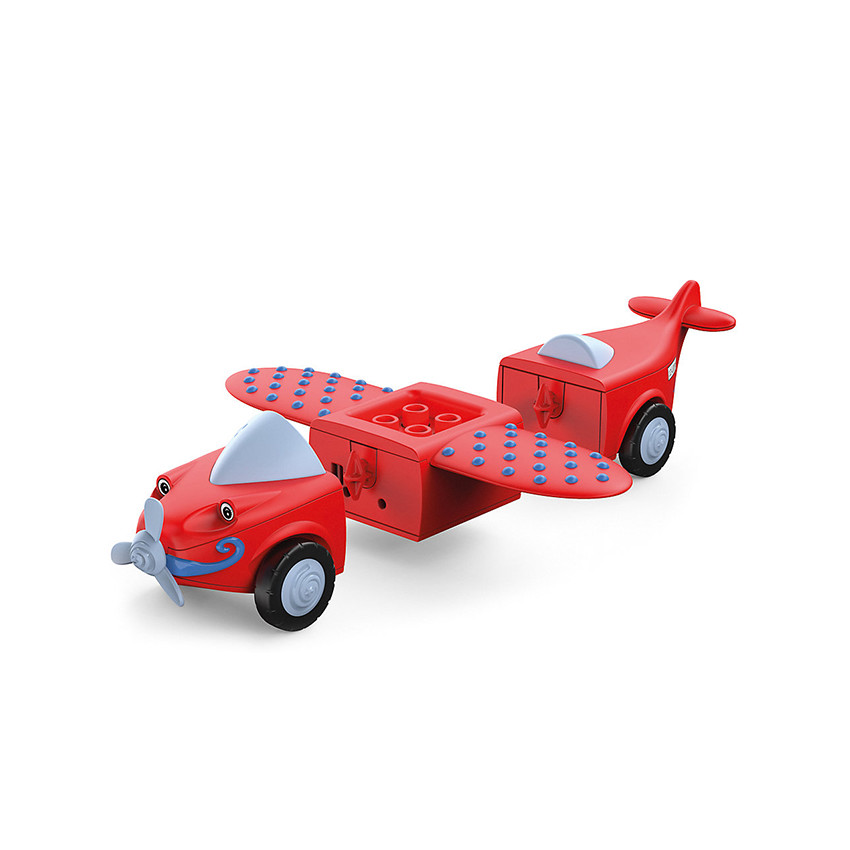 Véhicule 3 parties à assembler avion de chasse Leo Loopy 