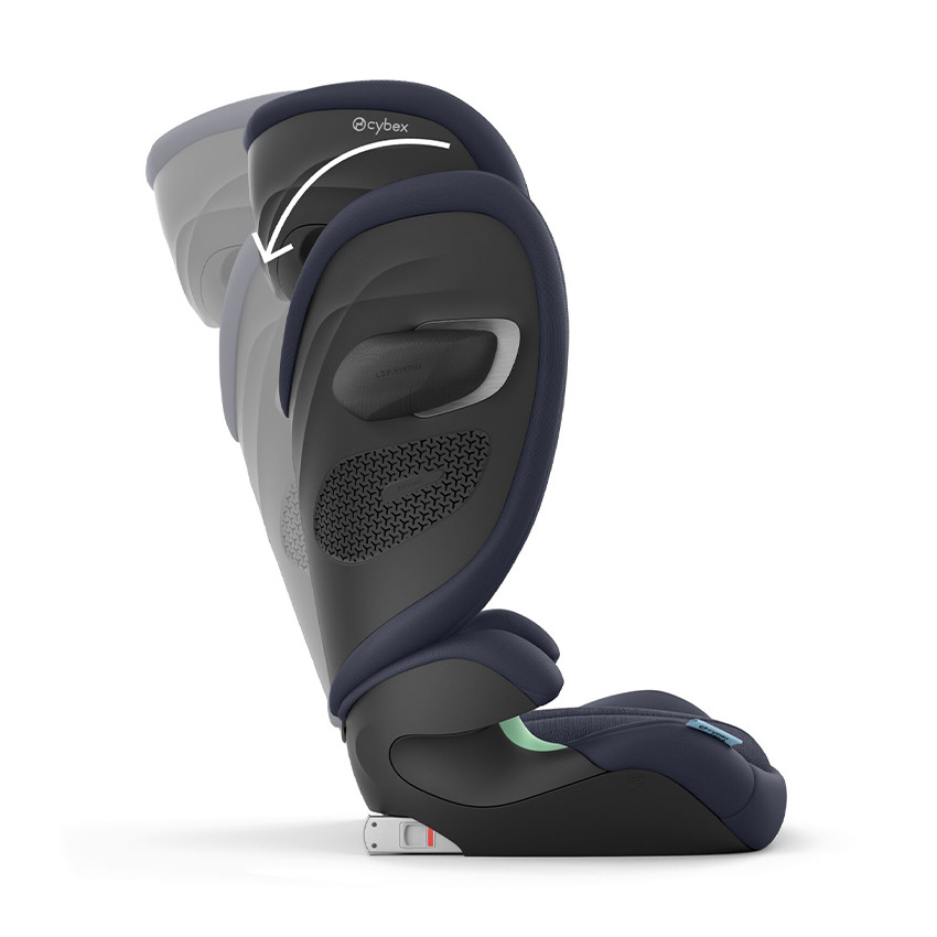 Vouwbare Solution G2 i-Fix autostoel Plus-stof ocean blue 