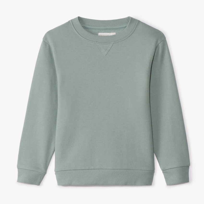 Sweatshirt van effen fleece voor jongens 