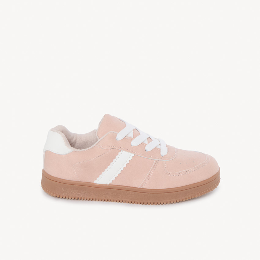 Lage sneakers van kunstleer meisjes 