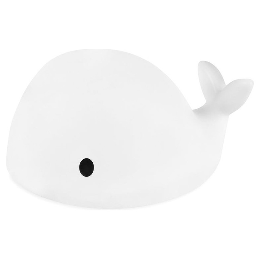 Nachtlamp - Walvis Moby - Medium - oplaadbaar - Wit  