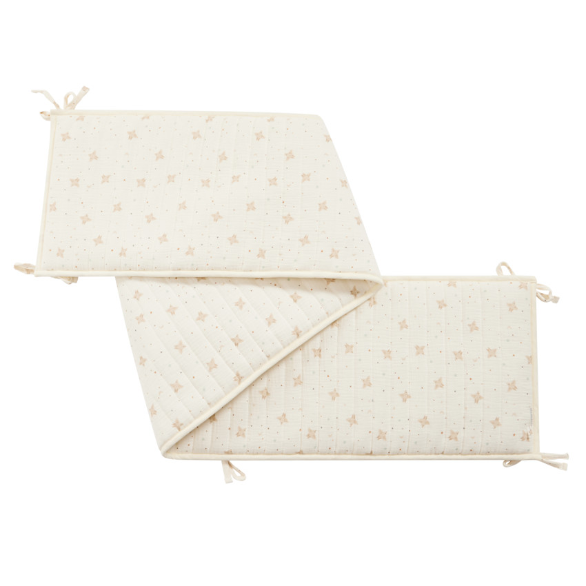 Tour de lit en double gaze Douce Hirondelle écru 