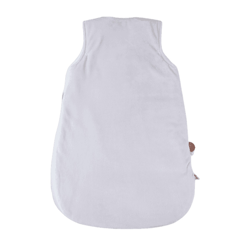 Gigoteuse sans manches en veloudoux Kendi 70 cm - Gris 