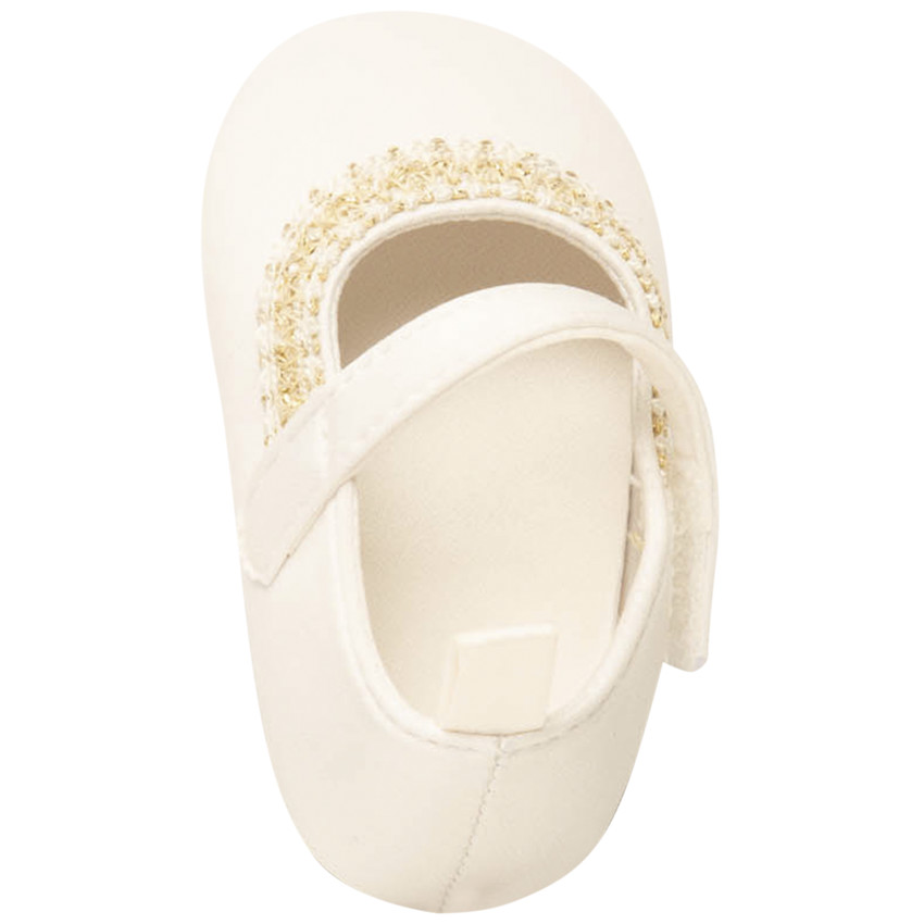 Babies in satijn met borduursel voor meisjes 