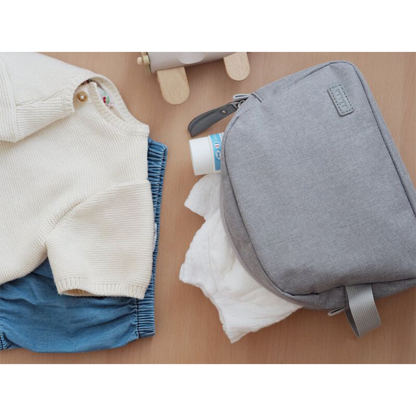 Trousse de toilette Gris chiné 