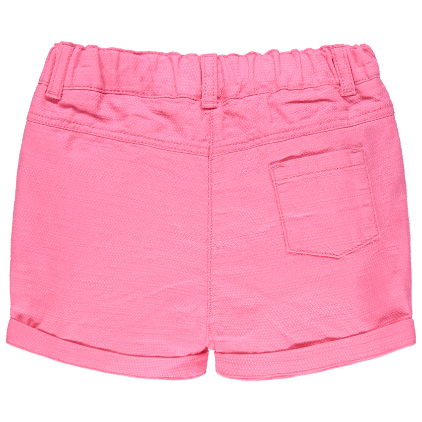 Short en maille à poches volantées 