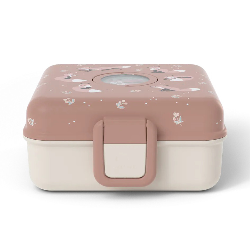 Lunchbox personnalisable 850ml Snacky avec couverts Fox 