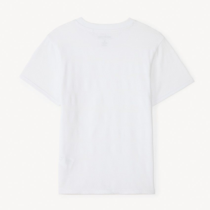 T-shirt en maille fantaisie printé palmier garçon 