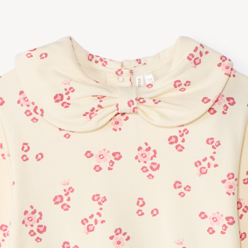 Ensemble jogging imprimé fleurs pour bébé fille 