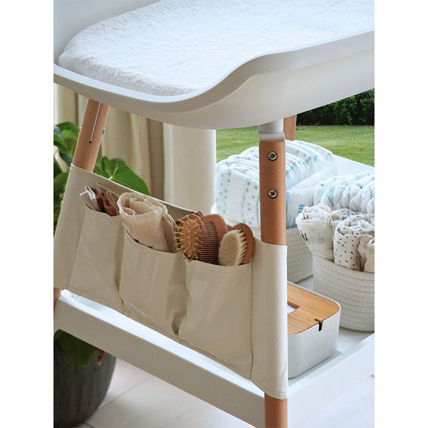 Luiertafel & verzorgingstafel Balneo Pure White 