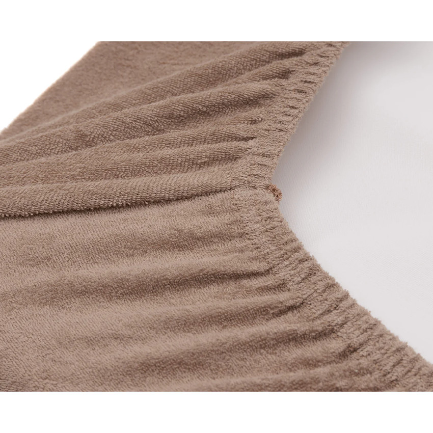 Housse matelas à langer éponge - Milky Coffee - 50x70 cm 