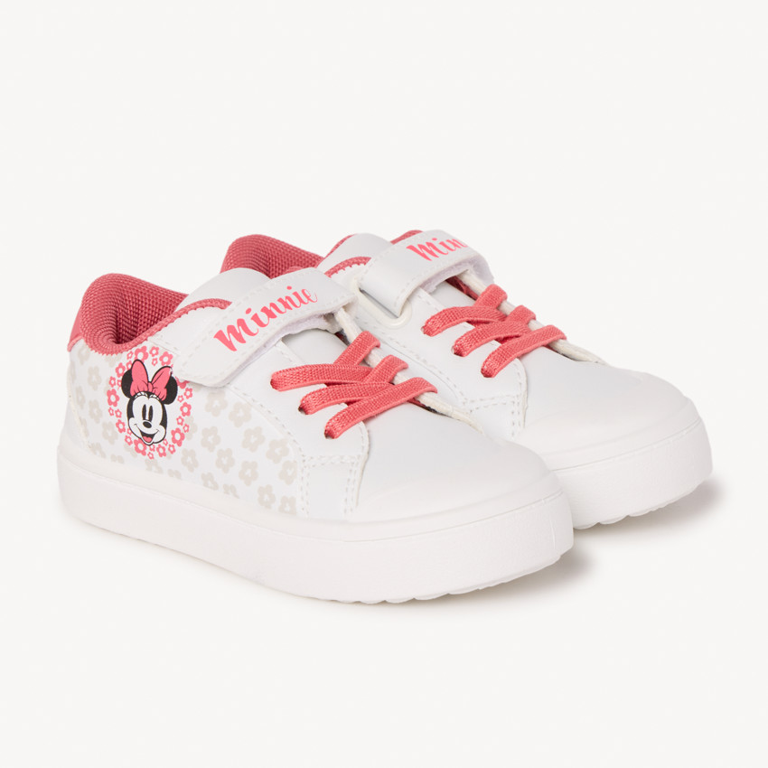Baskets basses bicolores Minnie Disney pour bébé fille 