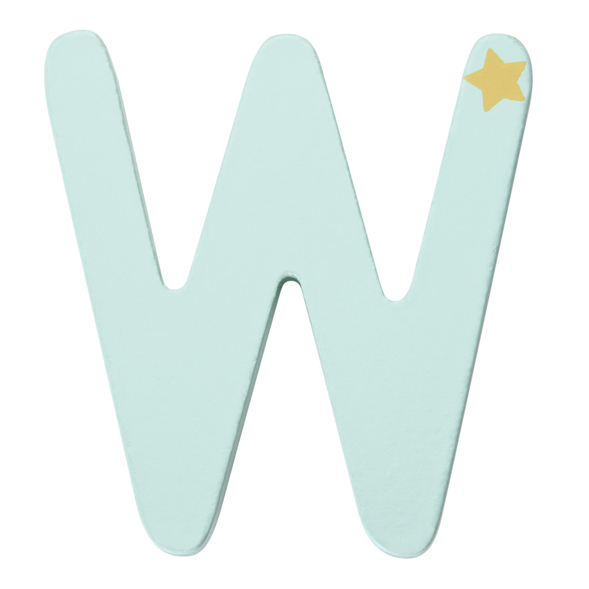 Lettre décorative en bois W 