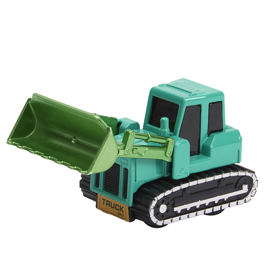 Véhicule miniature à friction Bulldozer turquoise 