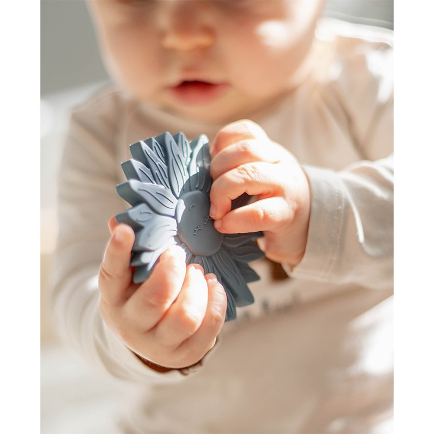 Anneau de dentition silicone Tournesol Bleu 