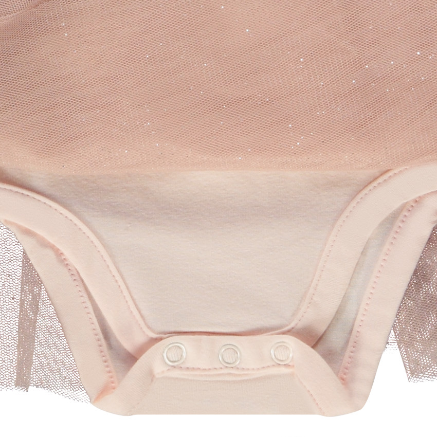 Set van tule jurk body + hoofdband voor baby meisje 