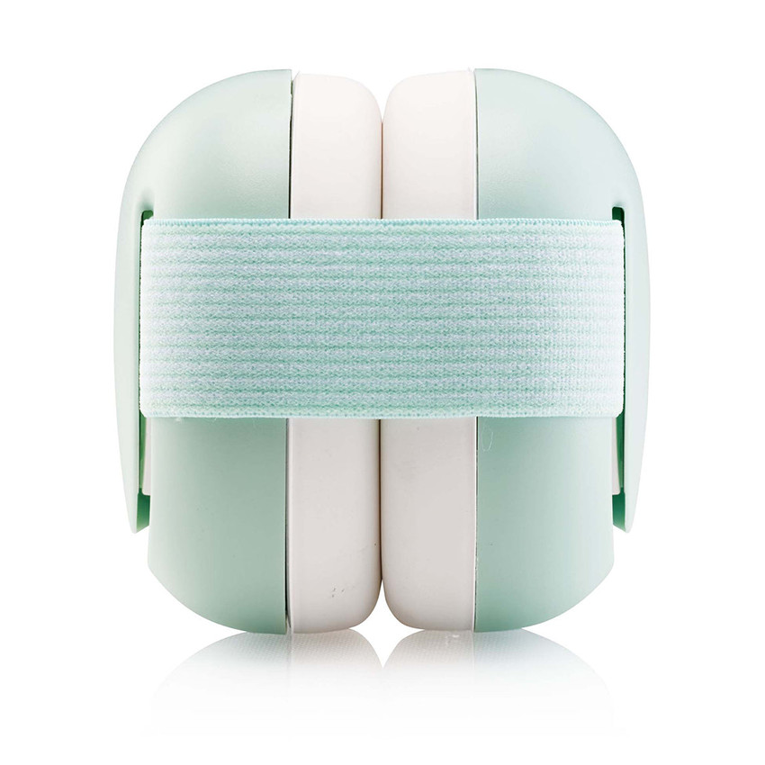 Protection auditive BV74 pour bébés et tout-petits Blanc/Menthe Verte  