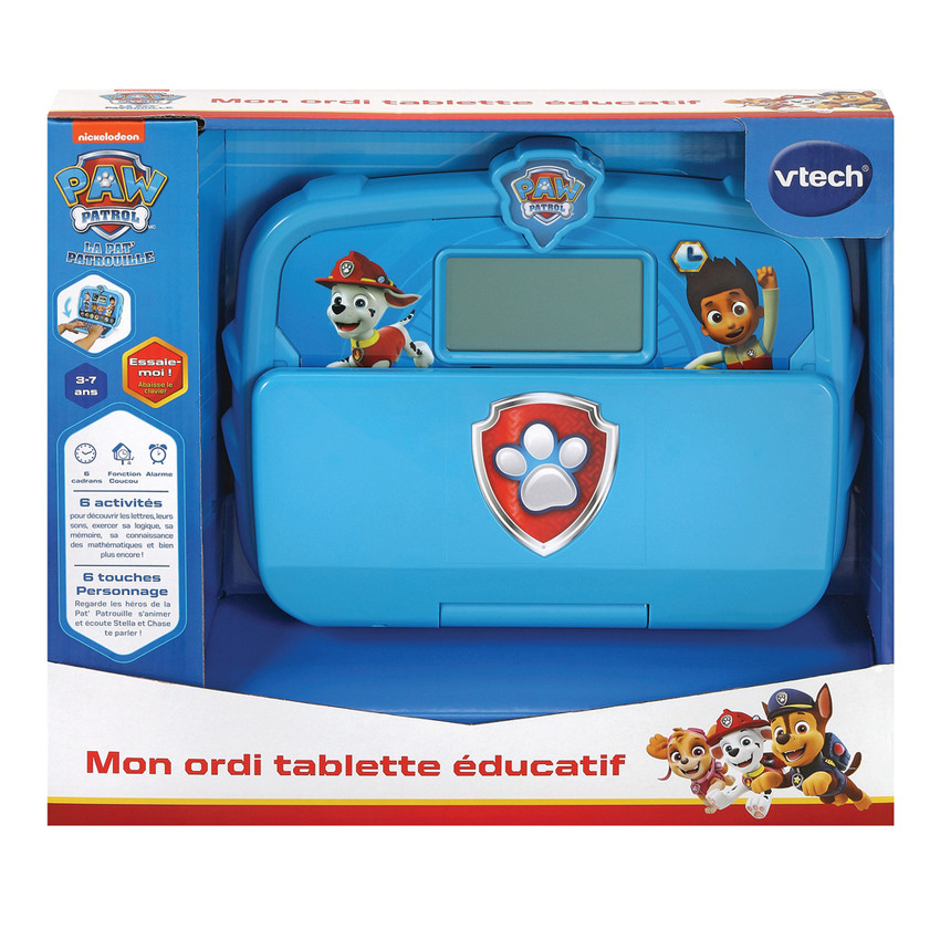 Ordinateur tablette éducative Pat Patrouille 