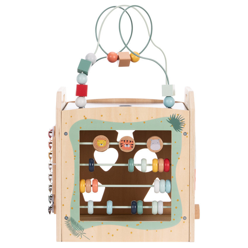 Cube d'activités XXL en bois Happy Wild 