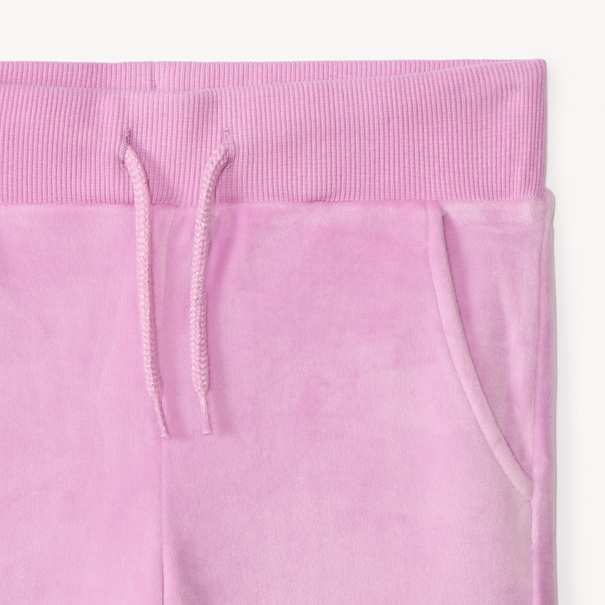 Ensemble gilet à capuche + jogging uni pour fille  