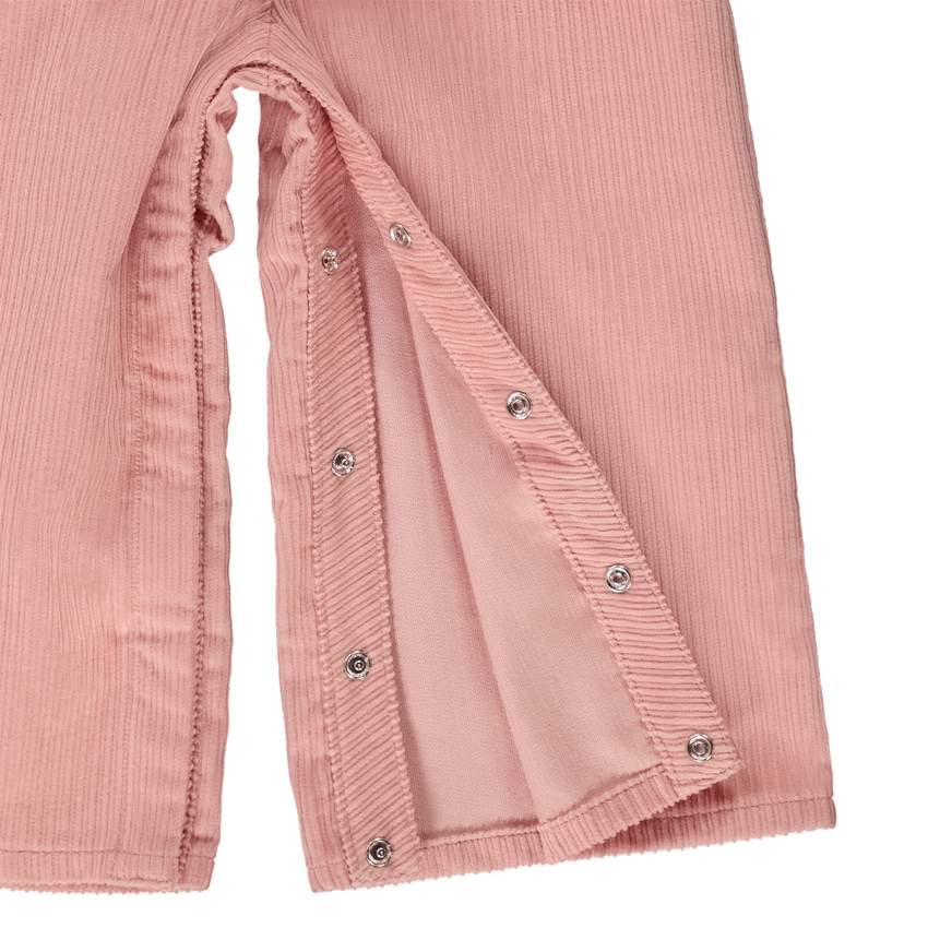 Lange fluwelen salopette voor baby meisjes 